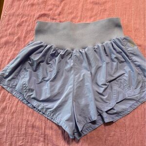 Free People Light Blue Athletic Shorts
